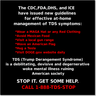 TDS symptom management PSA Posters and Art